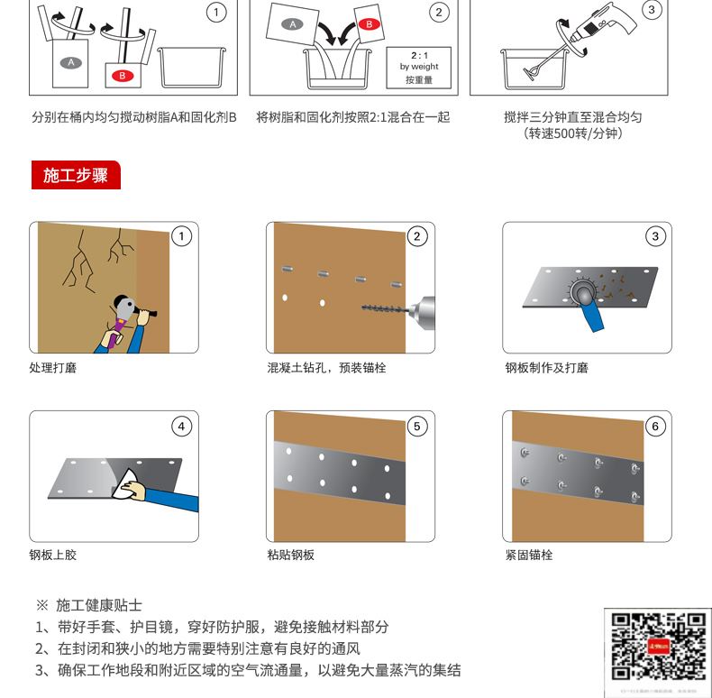 包钢兰考粘钢加固施工过程